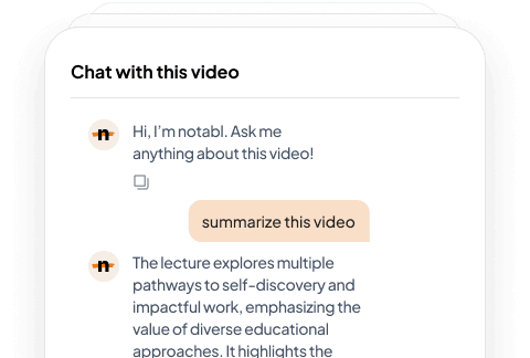 Chat with any Video or anything